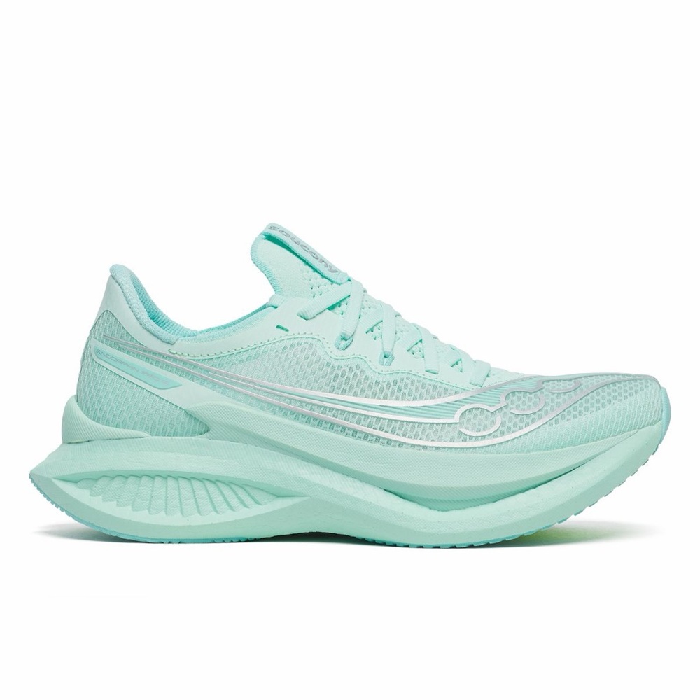 Saucony Women's Endorphin Pro 5, Aqua, size 6.5 - Picture 2 of 9